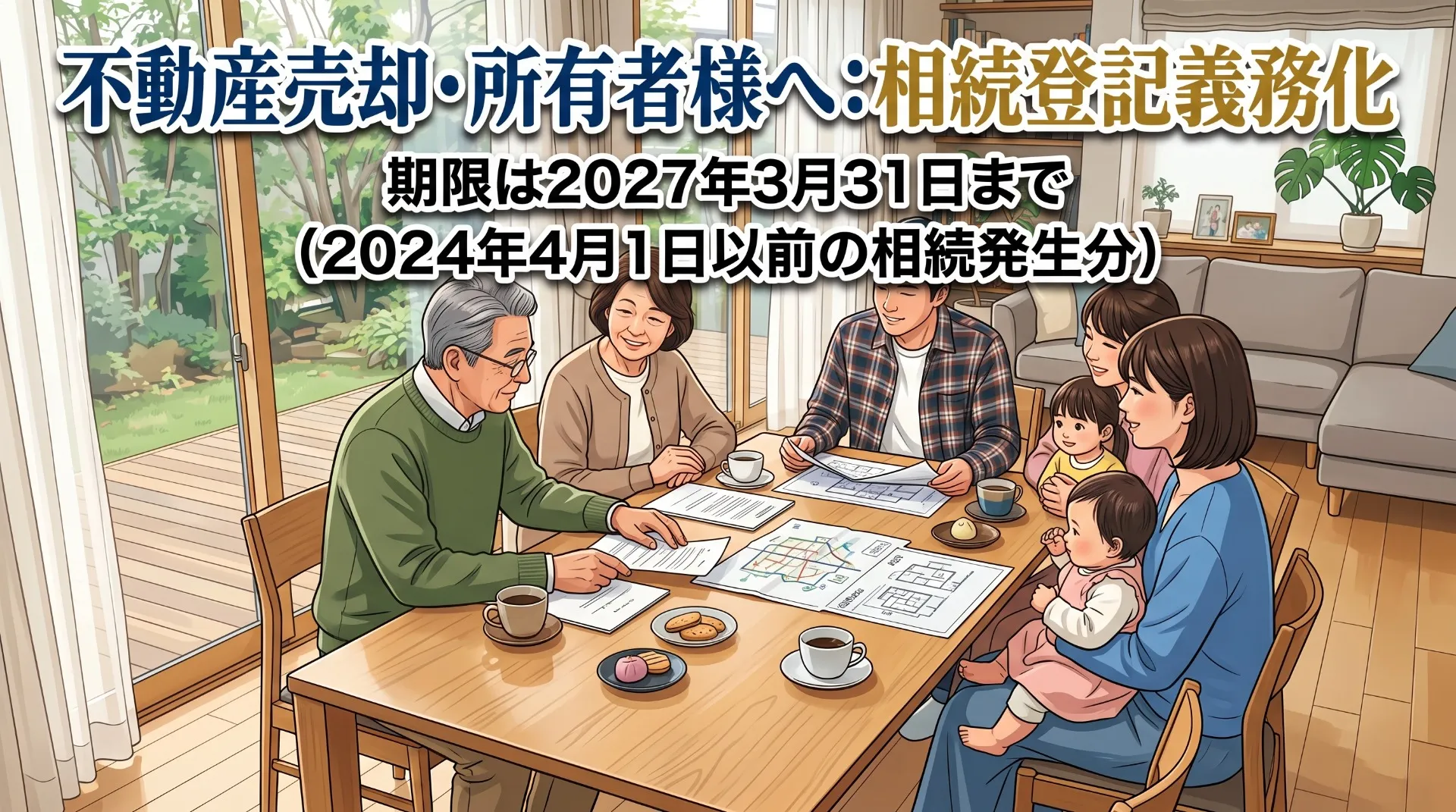 【不動産を売却・所有される方へ】相続登記義務化の期限と売主が知っておくべきポイント