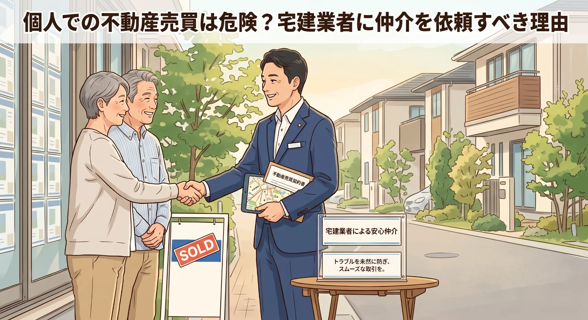 個人での不動産売買は危険?宅建業者に仲介を依頼すべき理由とは?